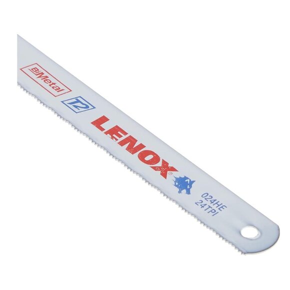 LENOX Tools 24 TPI Hacksaw Blades, Metal Cutting 10", 2 Count - Picture 3 of 4